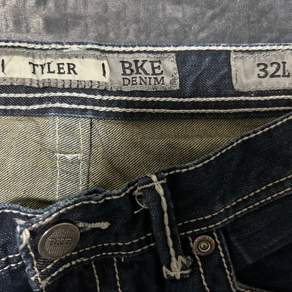 Men’s BKE Denim Tyler Straight Leg Jeans -32L - Picture 3 of 5